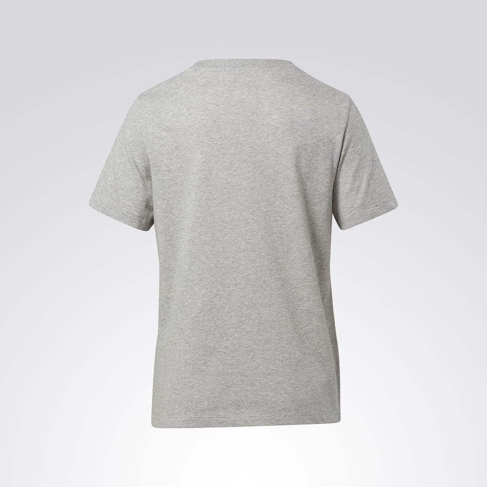 Camiseta  Reebok Unissex – cinza – foto 4