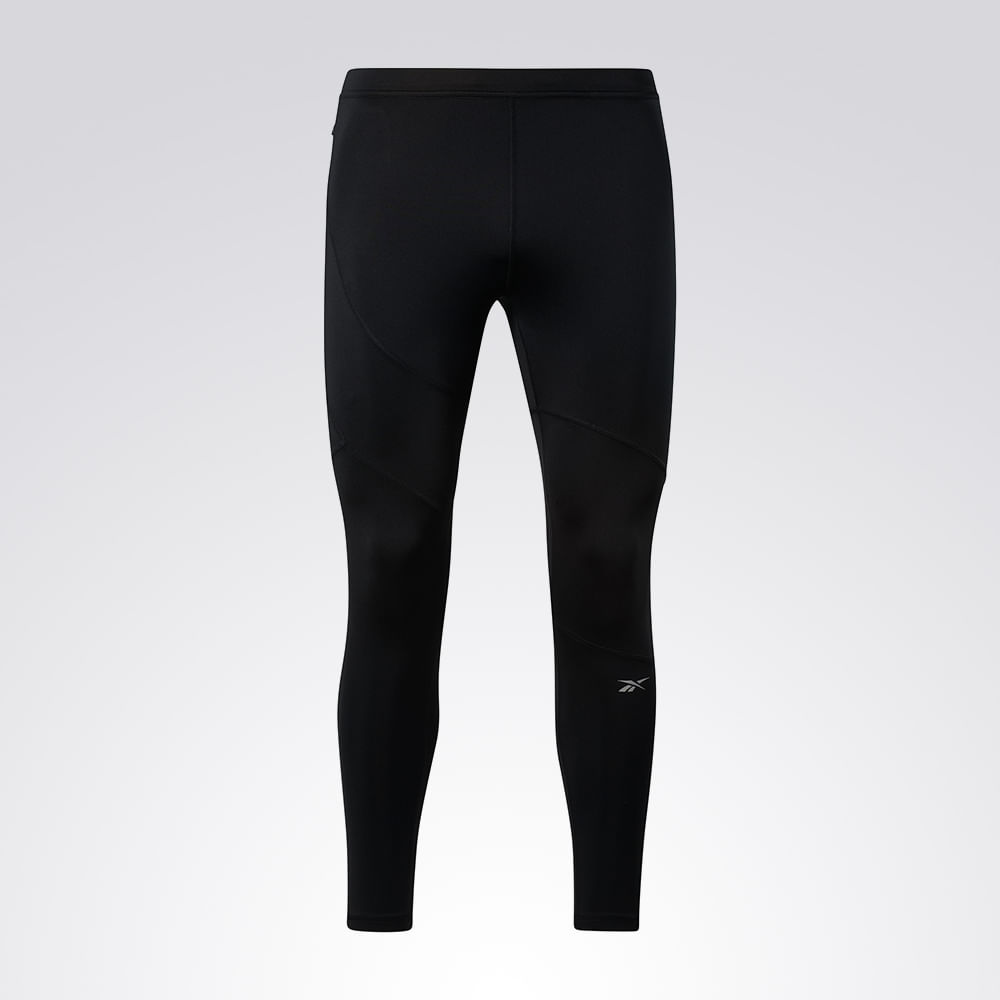 Calça  Reebok Legging Rib Ribe Feminino – preto – foto 1