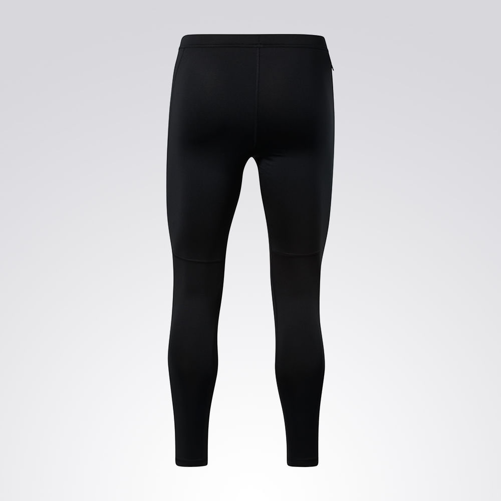 Calça  Reebok Legging Rib Ribe Feminino – preto – foto 2