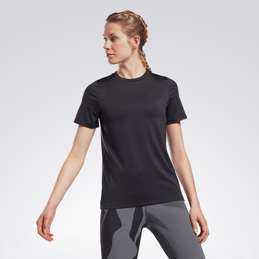 Camiseta Reebok Wor Speedwick Tee Feminino – preto – foto 2