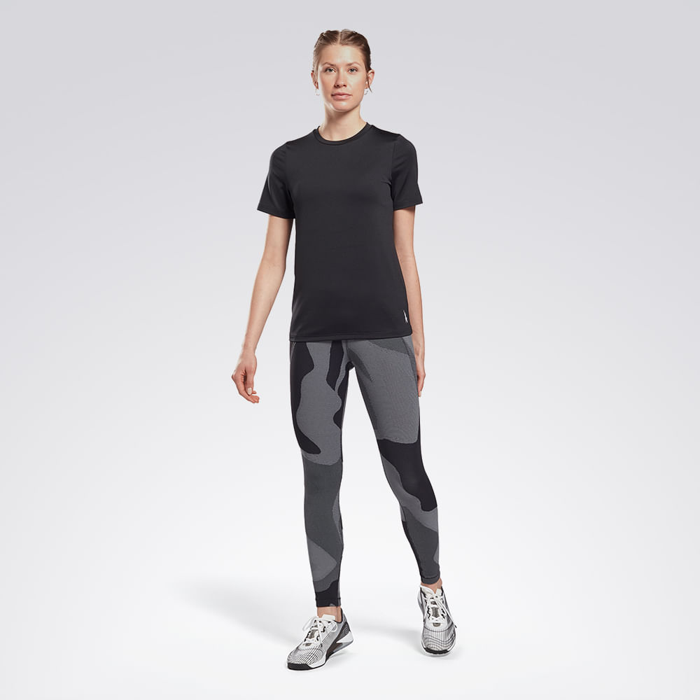 Camiseta Reebok Wor Speedwick Tee Feminino – preto – foto 4