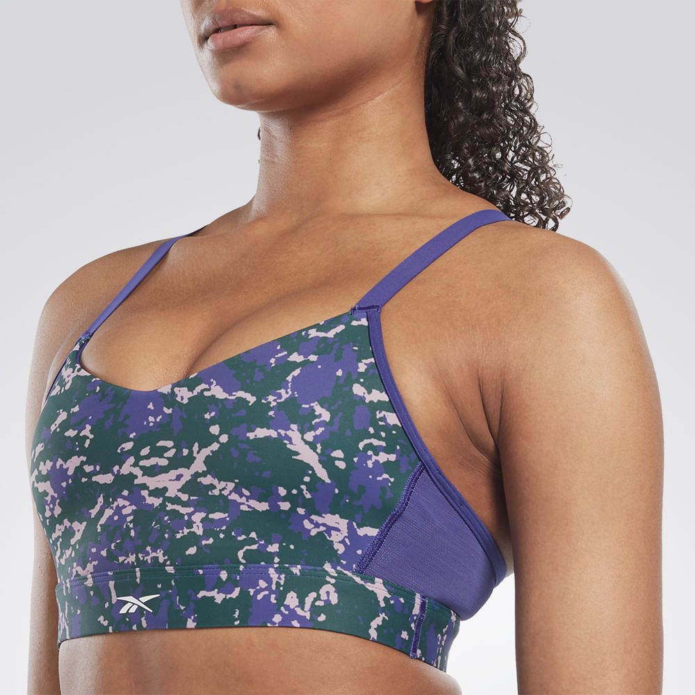 Top Reebok Lux Strappy Feminino – roxo – foto 1