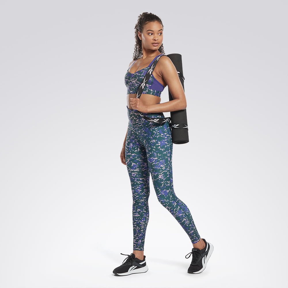Top Reebok Lux Strappy Feminino – roxo – foto 4