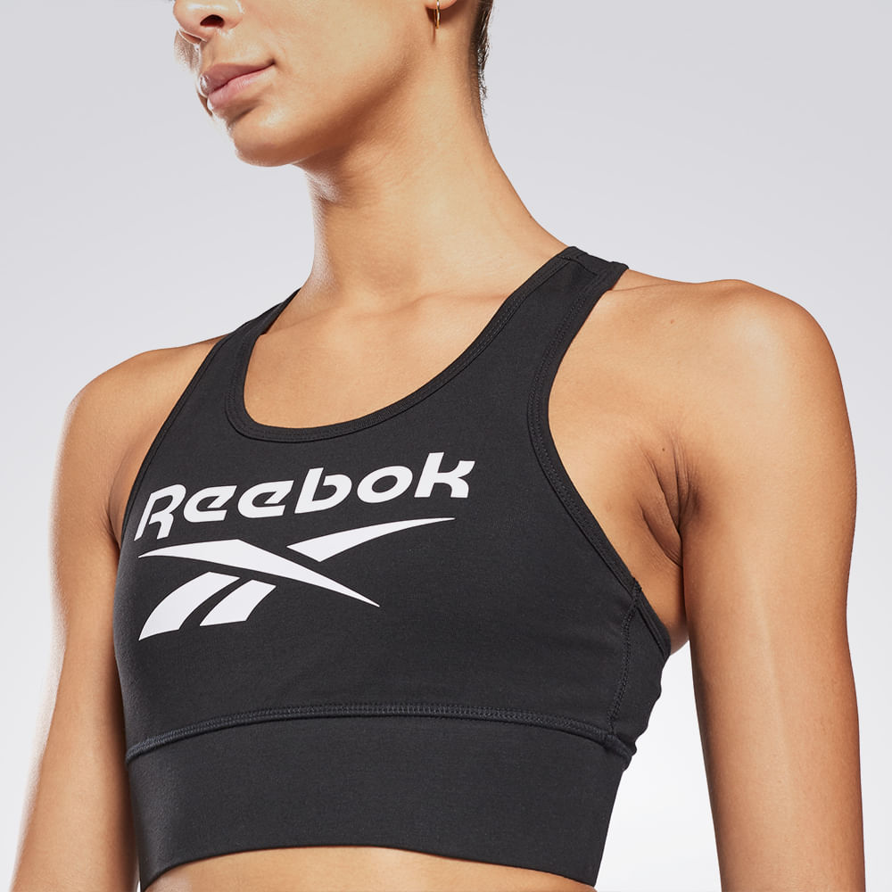 Top Reebok RI BL Algodão Feminino – preto – foto 2