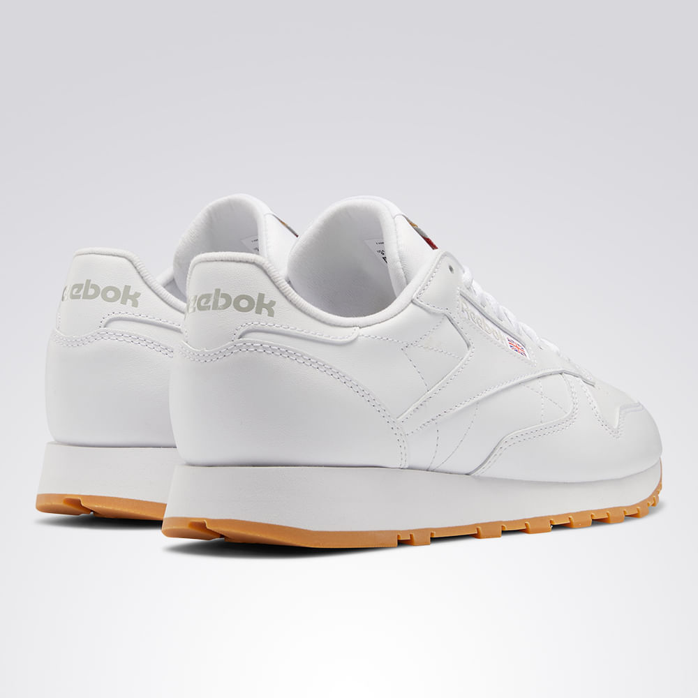 Tênis Reebok Classic Leather Unissex – branco – foto 3
