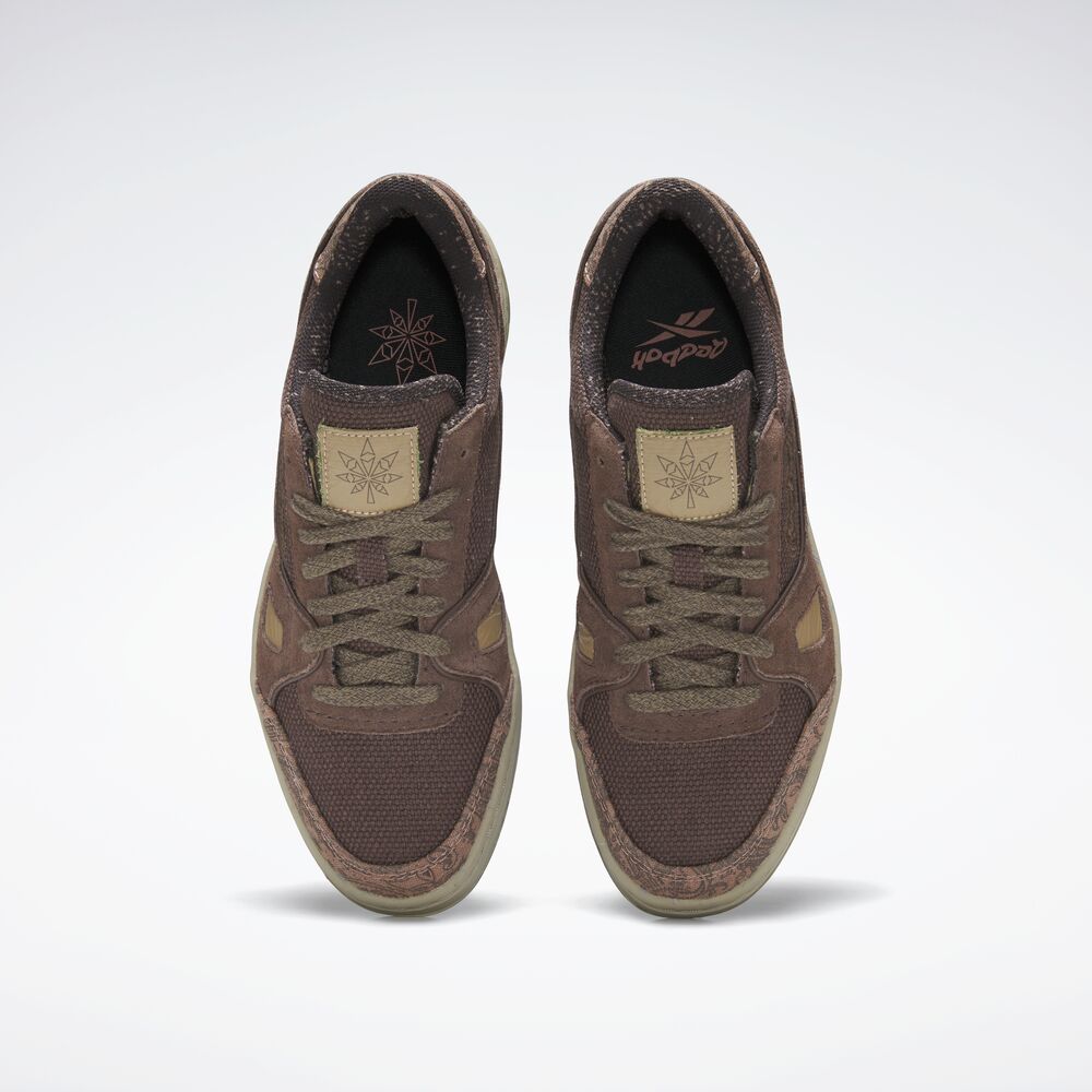 Tênis Reebok Lt Court “Recreational  Activities” Masculino – marrom – foto 5