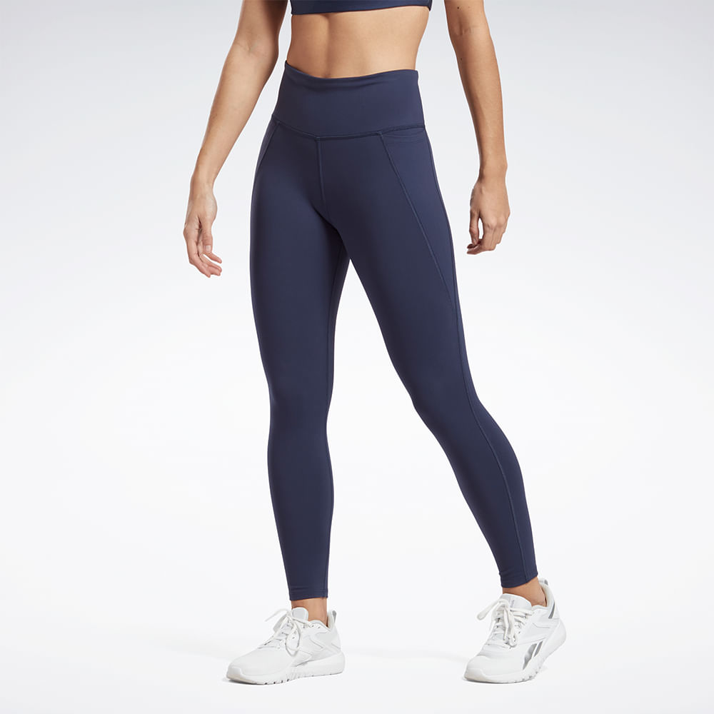 Calça Reebok Legging Lux Hr Feminino – Marinho – foto 1