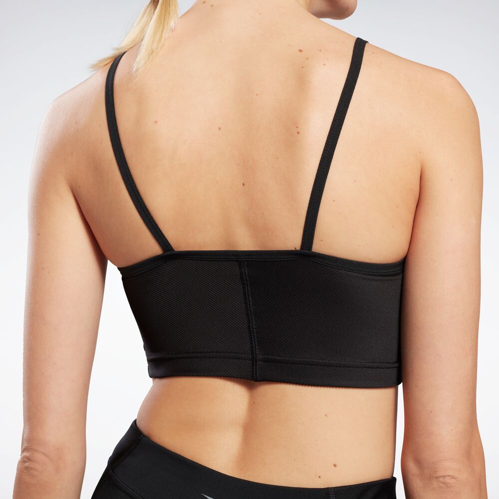 Top Reebok Yoga Rib Crop Feminino – preto – foto 2