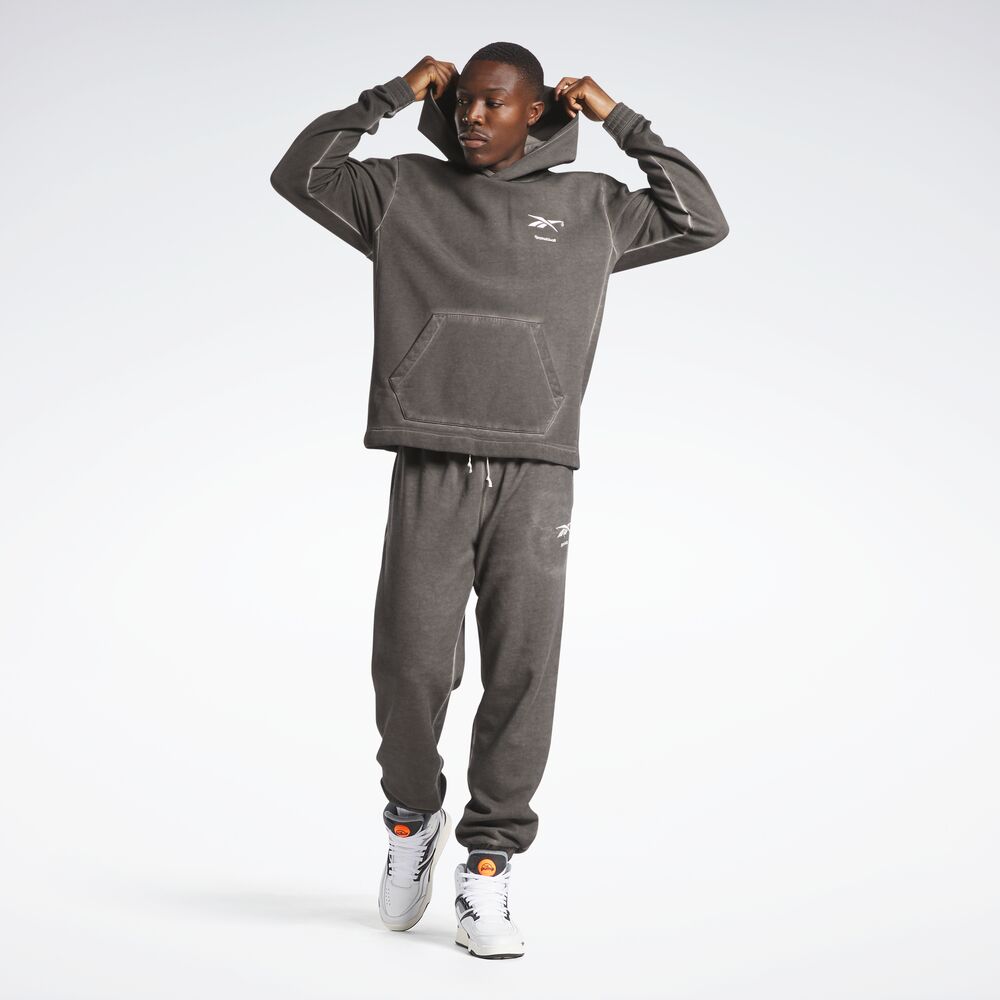 Blusa Reebok BB Basketball Bi- Dye Hood Masculino – preto – foto 3