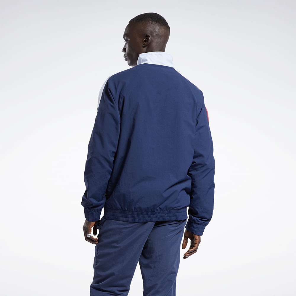 Jaqueta Reebok Classics Franchise Tracktop Unissex – Marinho – foto 2