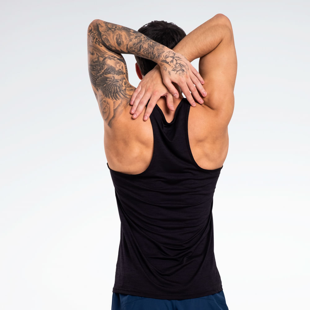 Regata Reebok Race Masculino – preto – foto 1