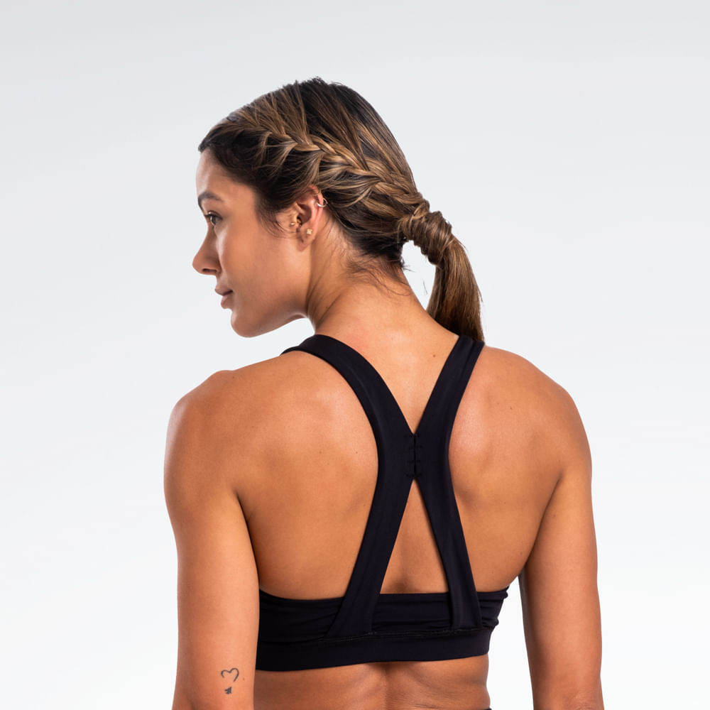 Top Reebok Impact Feminino – preto – foto 1