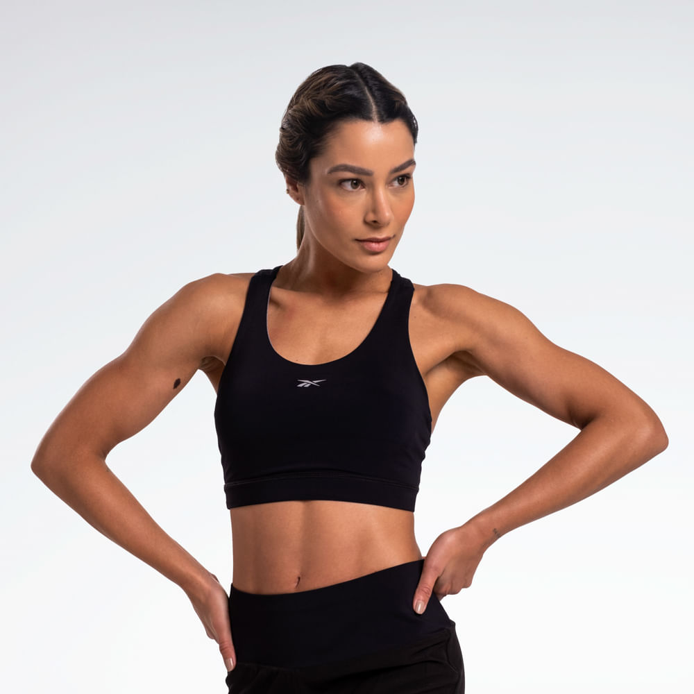 Top Reebok Impact Feminino – preto – foto 2