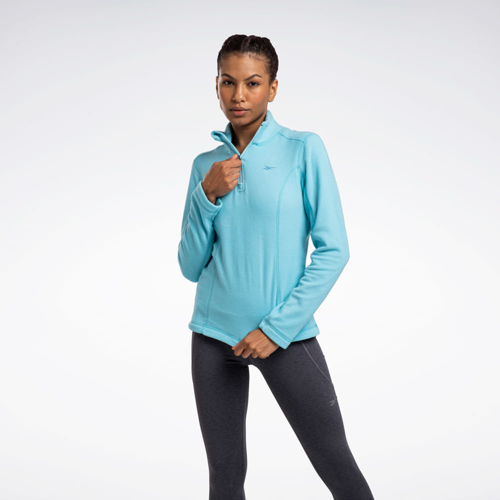 Jaqueta Reebok Athletic 1/2 Zip Feminino | Reebok