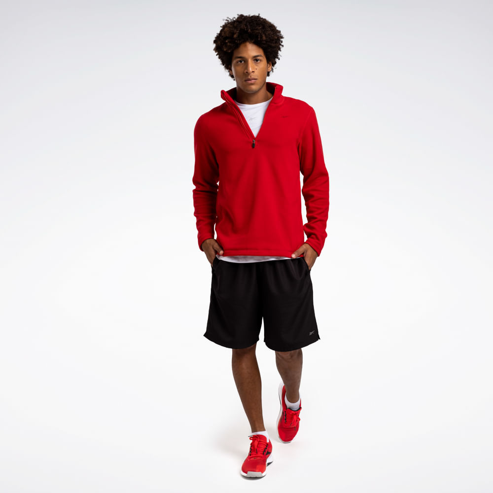 Jaqueta Reebok M Athletic 1/2 Zip Masculina | Reebok