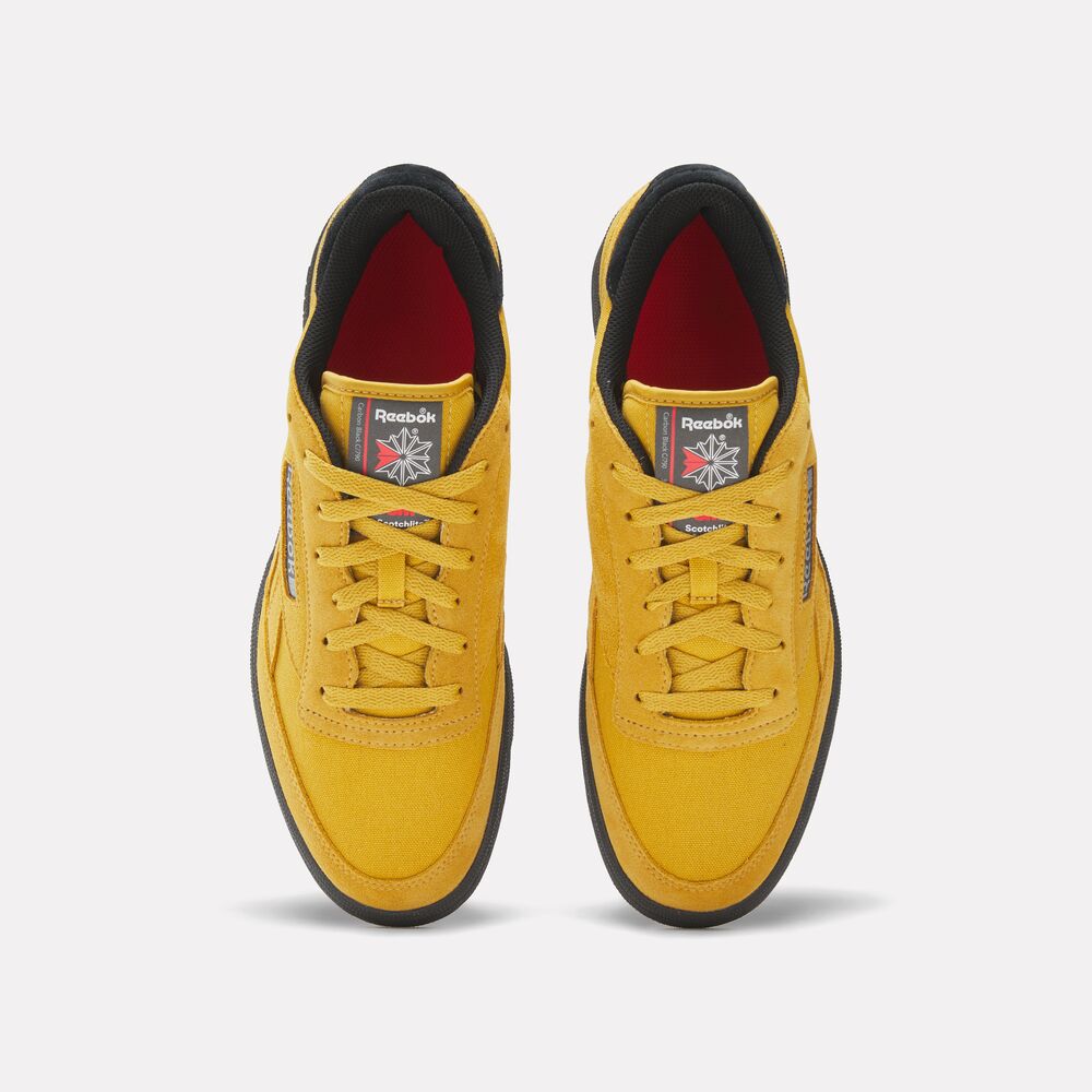 Tênis Reebok Club C Revenge Vintage "3M" Masculino – amarelo – foto 4