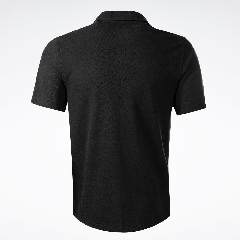 Polo Reebok CL Vector Masculina – preto – foto 2