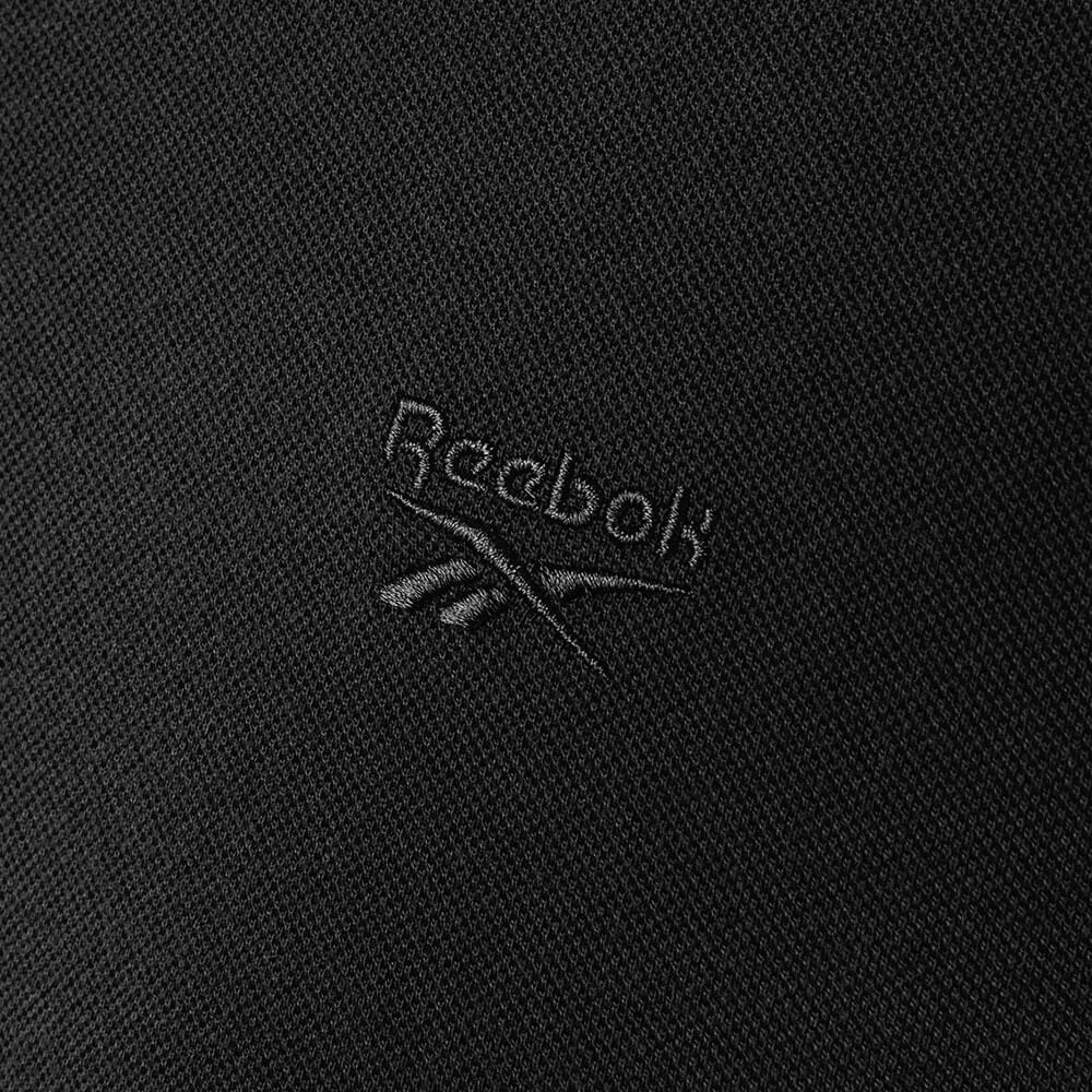 Polo Reebok CL Vector Masculina – preto – foto 4