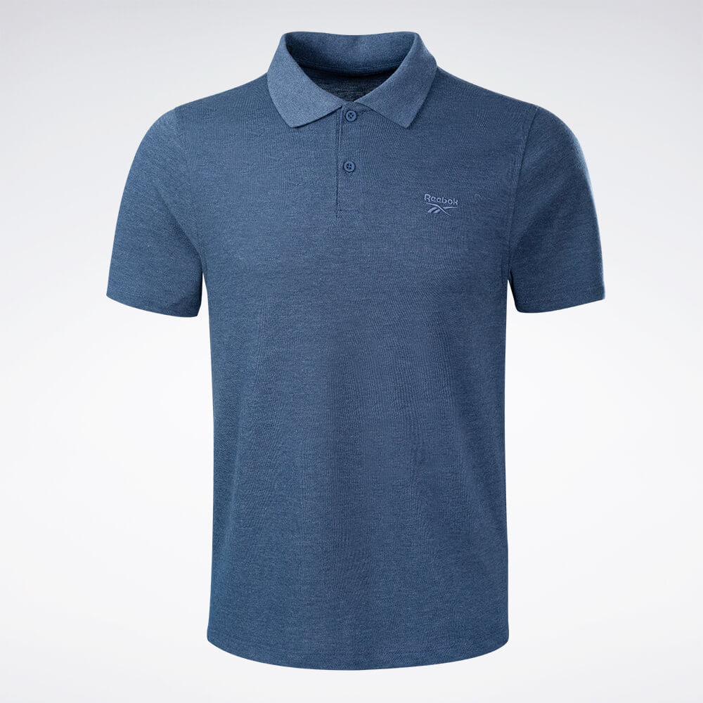Polo Reebok Vector Masculina – Marinho – foto 1