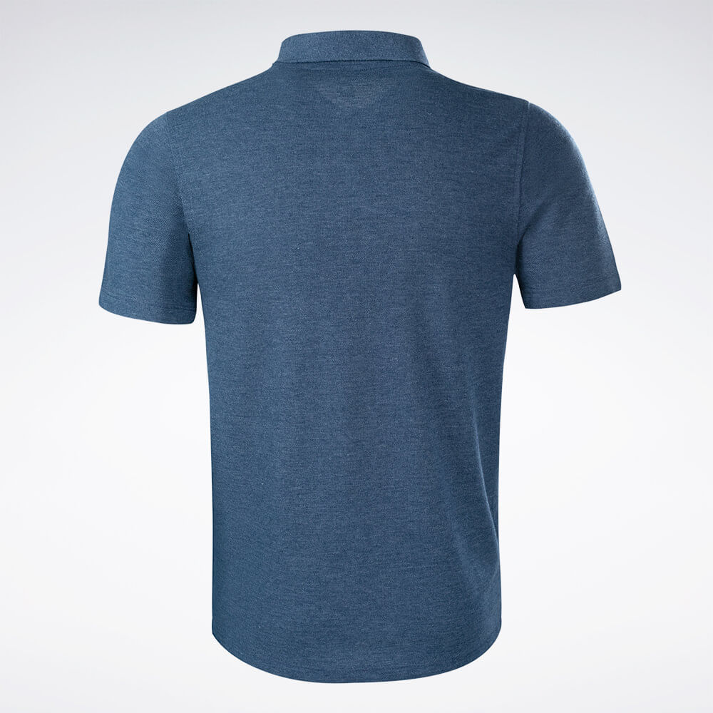 Polo Reebok Vector Masculina – Marinho – foto 2