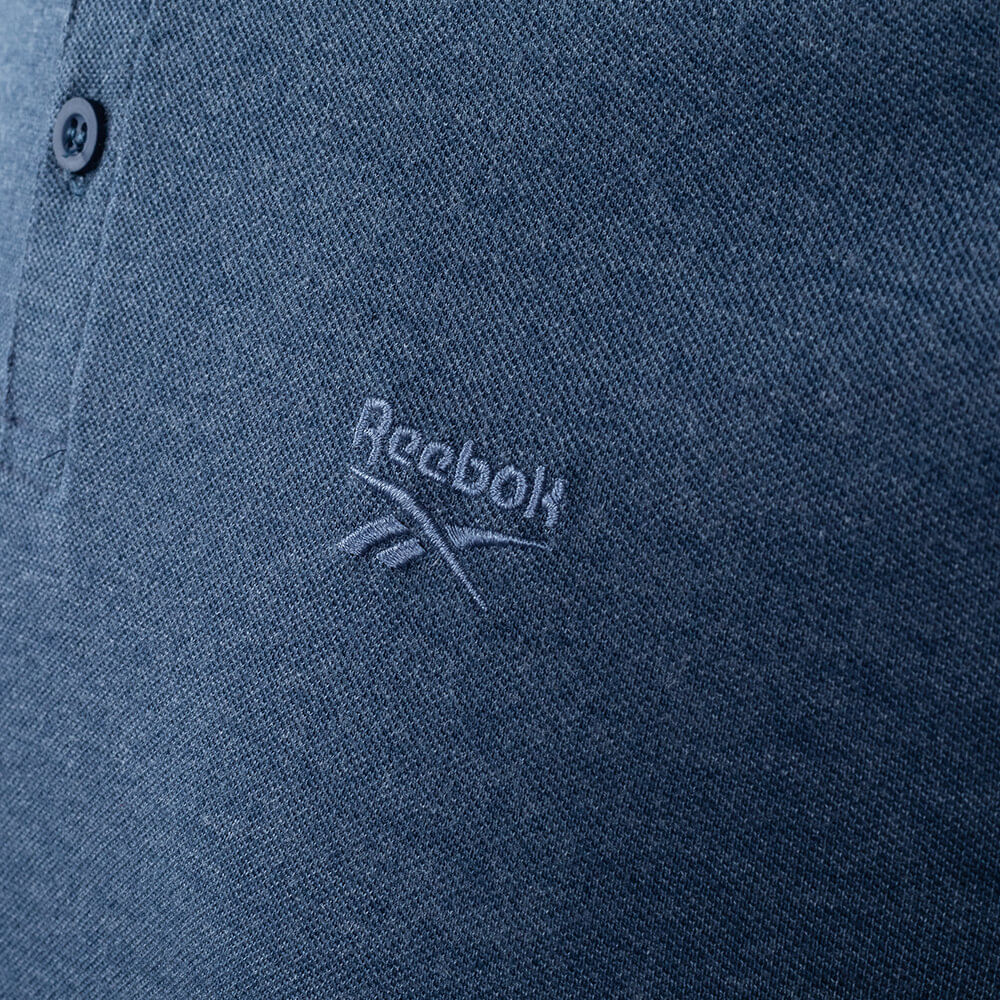 Polo Reebok Vector Masculina – Marinho – foto 4