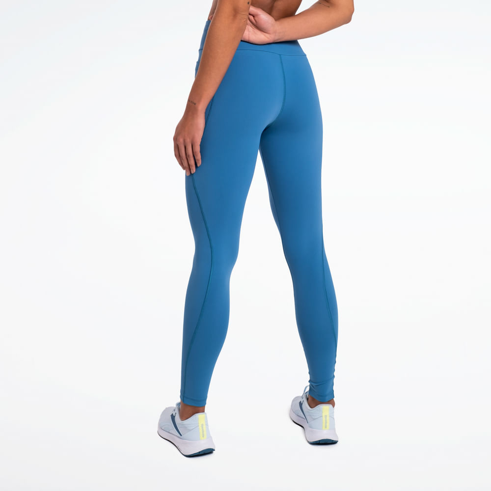 Calça Reebok Legging Impact 25 Feminina – azul – foto 2