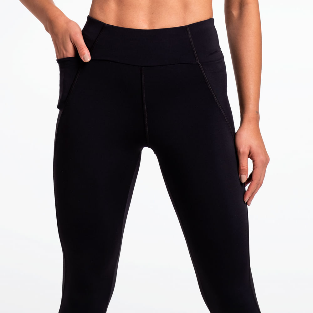 Calça Reebok Legging Impact 21 Feminina – preto – foto 1