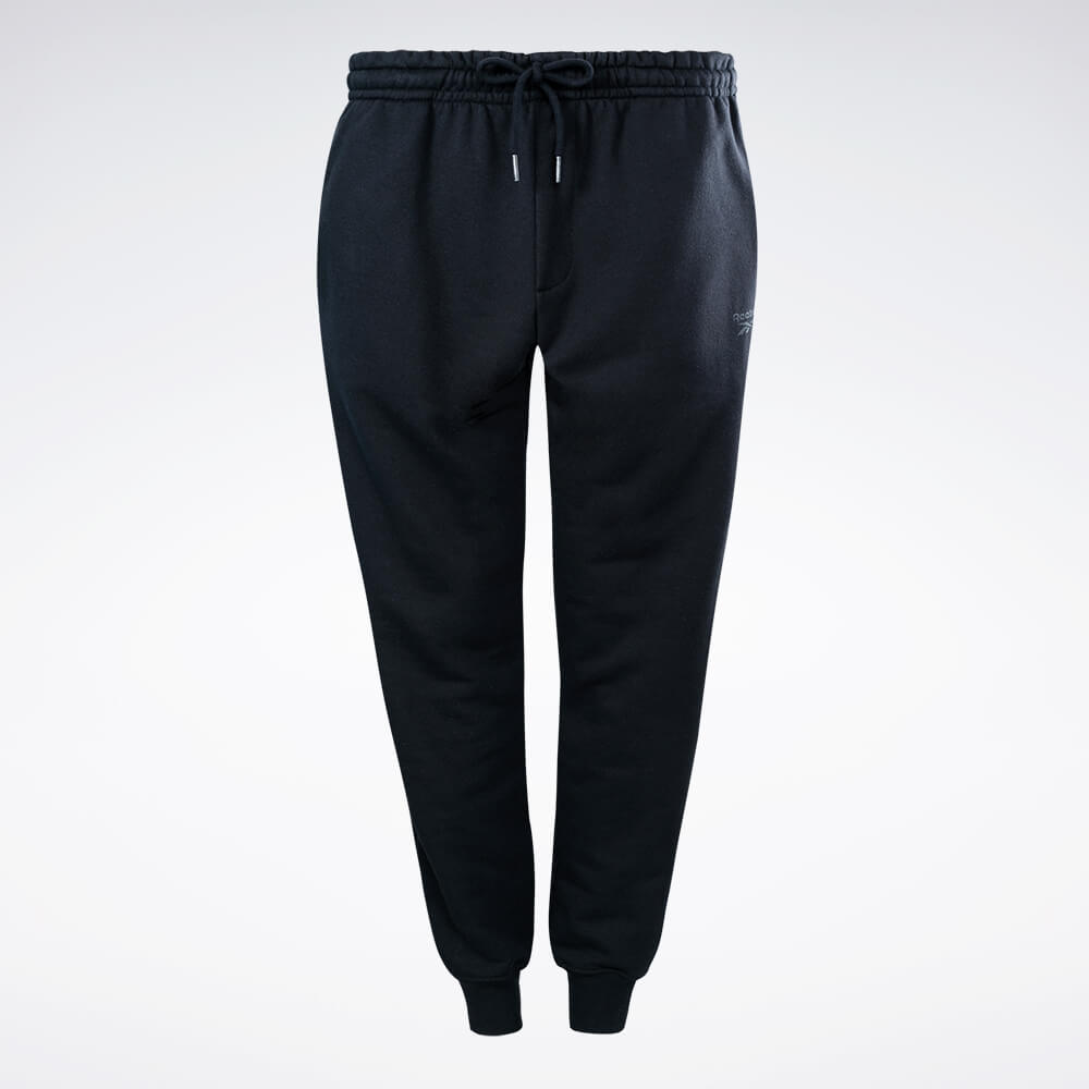 Calça Reebok  M Logo Pants Masculino – preto – foto 1