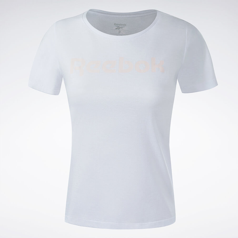 Camiseta Reebok Big Logo Feminina – branco – foto 1