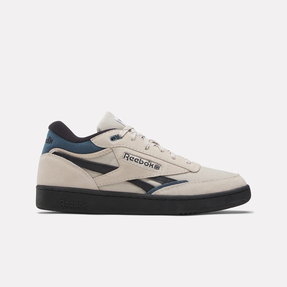 Tênis Reebok  Club C Mid II Revenge Masculino – bege – foto 1