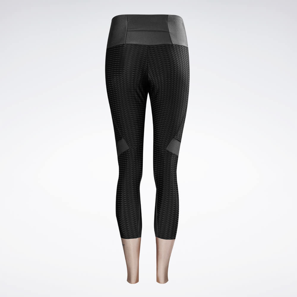 Calça Reebok Legging Athleisure 25 Tight Feminino – preto – foto 2
