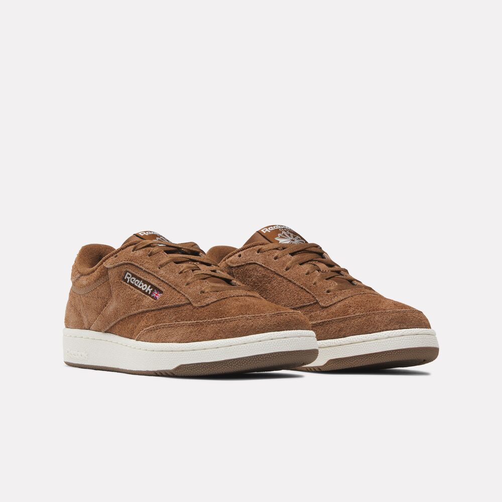 Tênis Reebok Club C 85 Masculino – marrom – foto 2