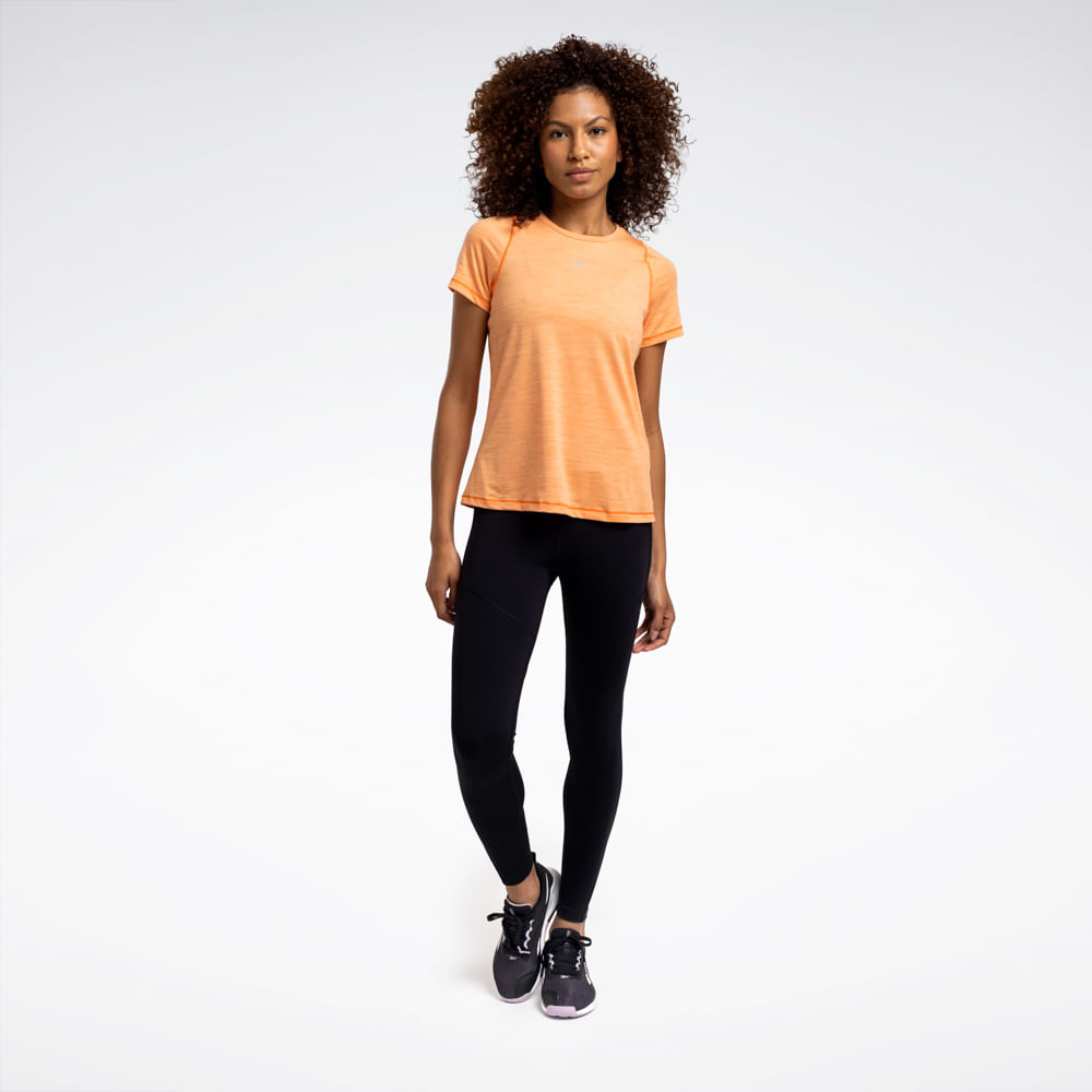 Camiseta Reebok Energy Feminina – laranja – foto 2