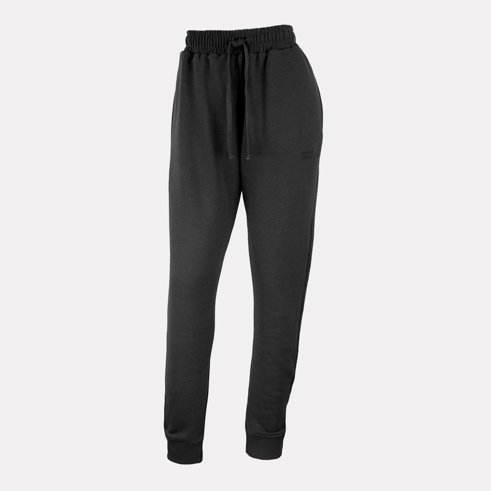 Calça Reebok Logo Feminina – preto – foto 1