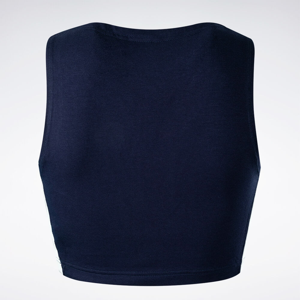 Regata Reebok Cotton Bralette Cropped Feminina – Marinho – foto 2