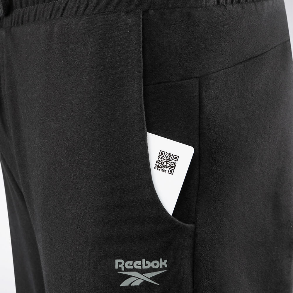 Calça Reebok Young Masculina – preto – foto 3