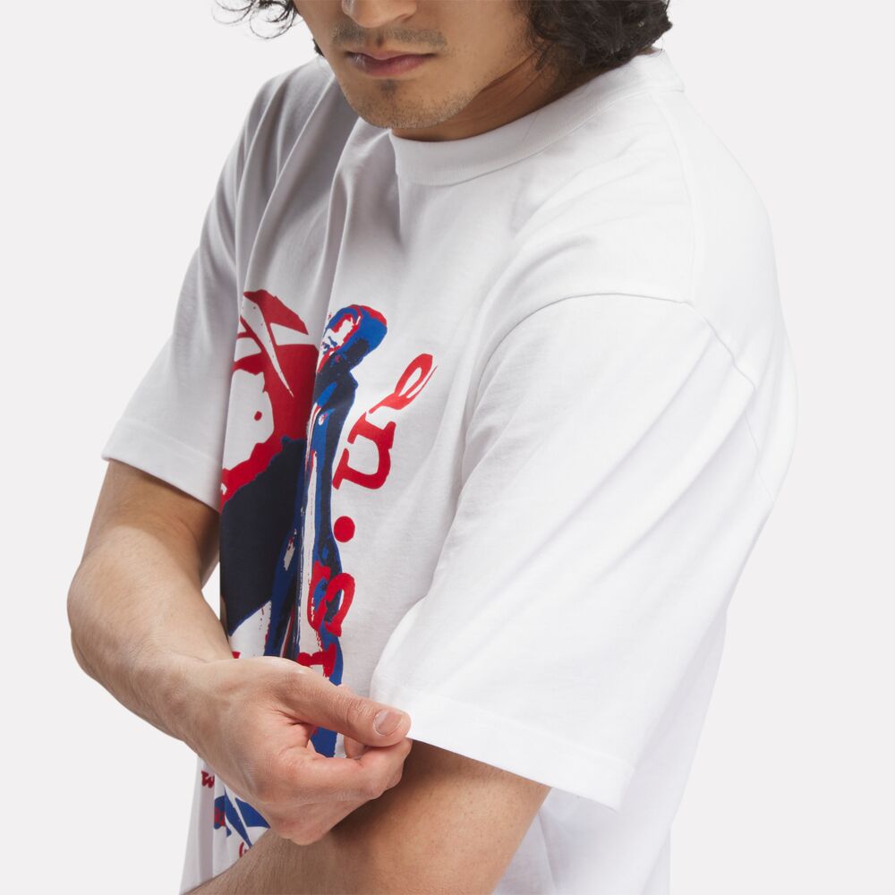Camiseta Basketball Iverson Graphic Masculina – branco – foto 3
