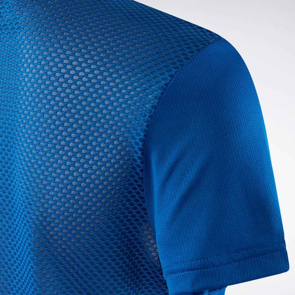 Camiseta Reebok Graphic Feminina – azul – foto 4