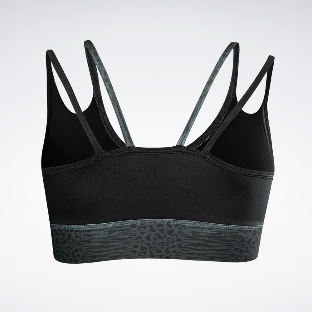 Top Reebok Mod Safari Poly Bralette Feminino – preto – foto 2
