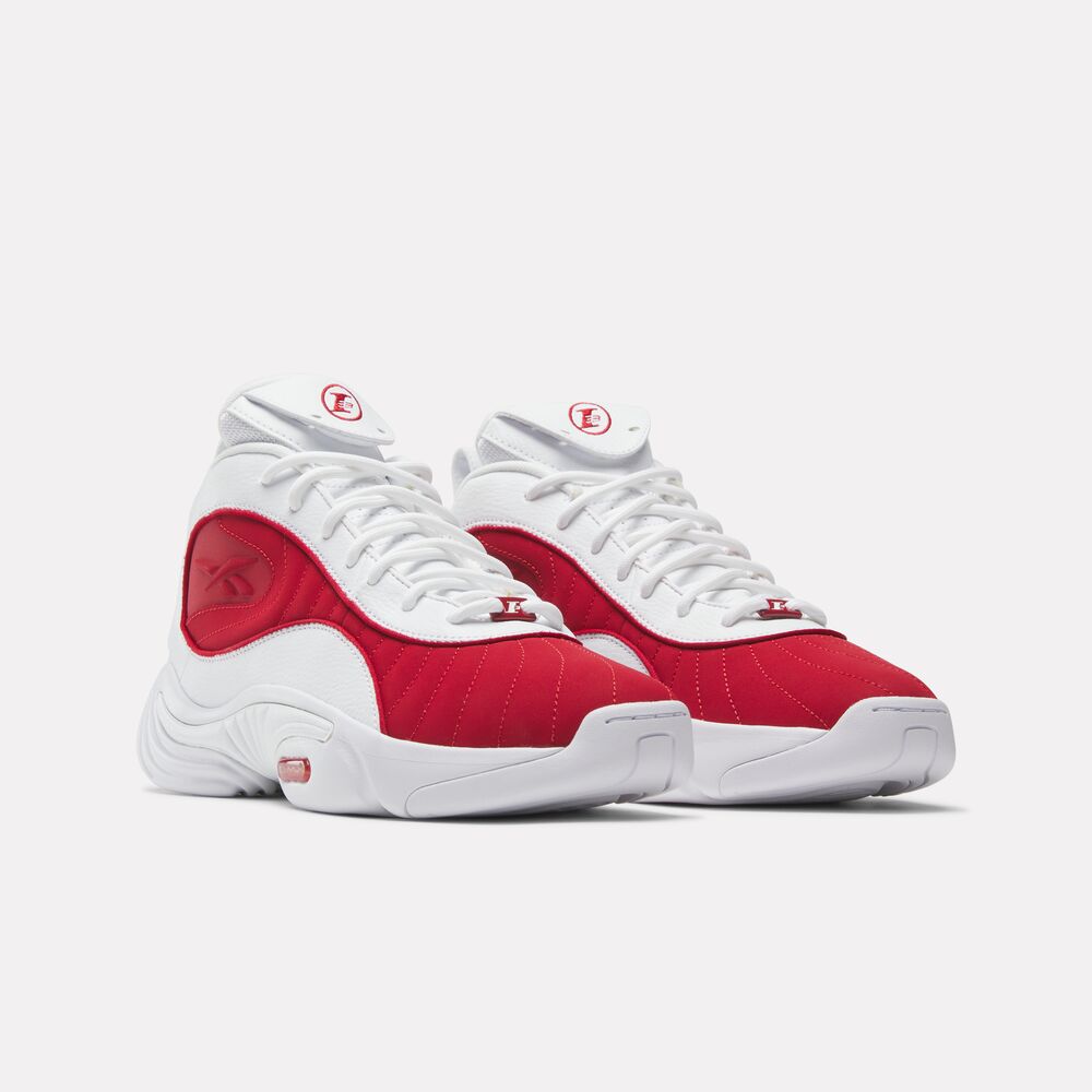 Tênis Reebok Answer III “Og White/Red” Masculino – branco – foto 2