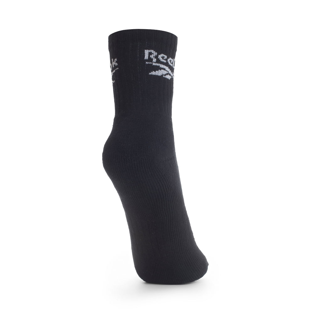 Kit 3 meias Reebok Cl 1/2 Toalha Feminino – preto – foto 2