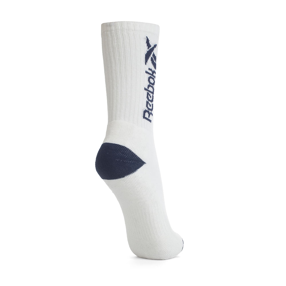 Meia Reebok Cano Alto Vert Canelada Feminina – branco – foto 2