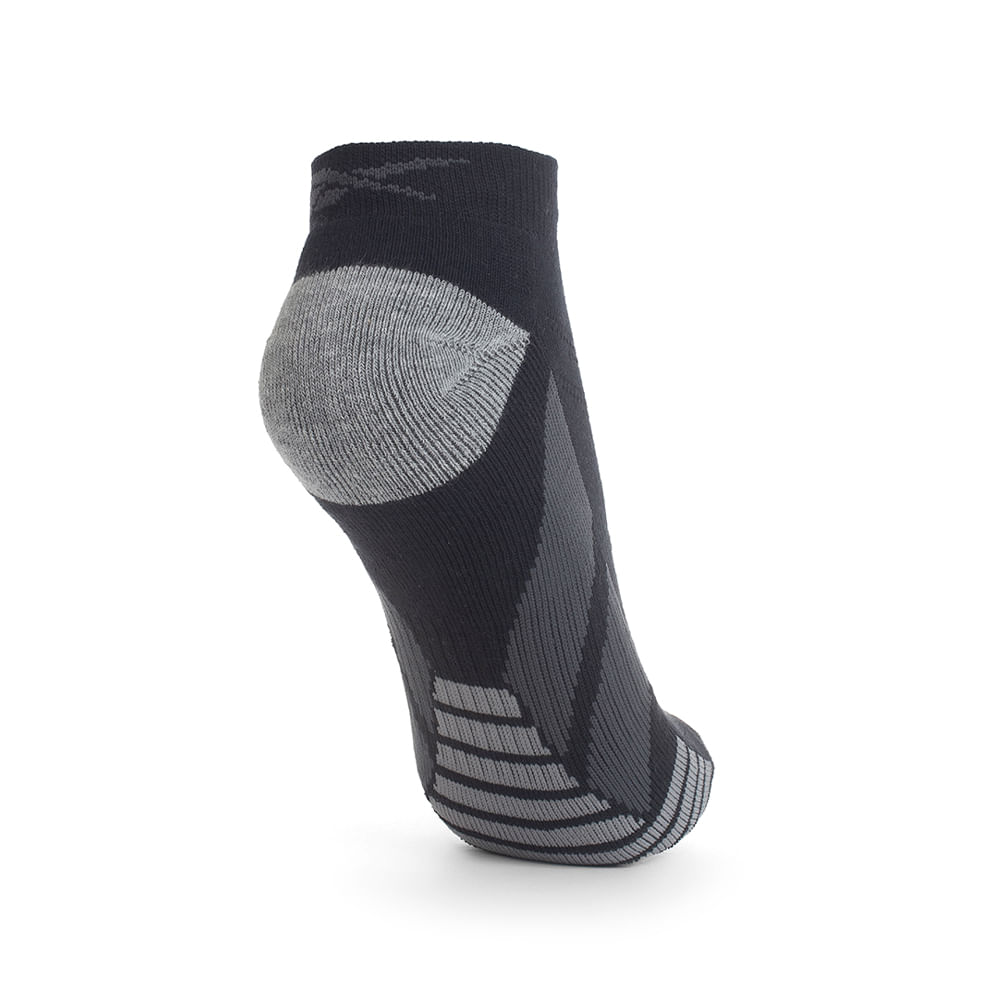 Kit 3 Meias Reebok Invisível 1/2 Toalha  Masculino – preto – foto 3
