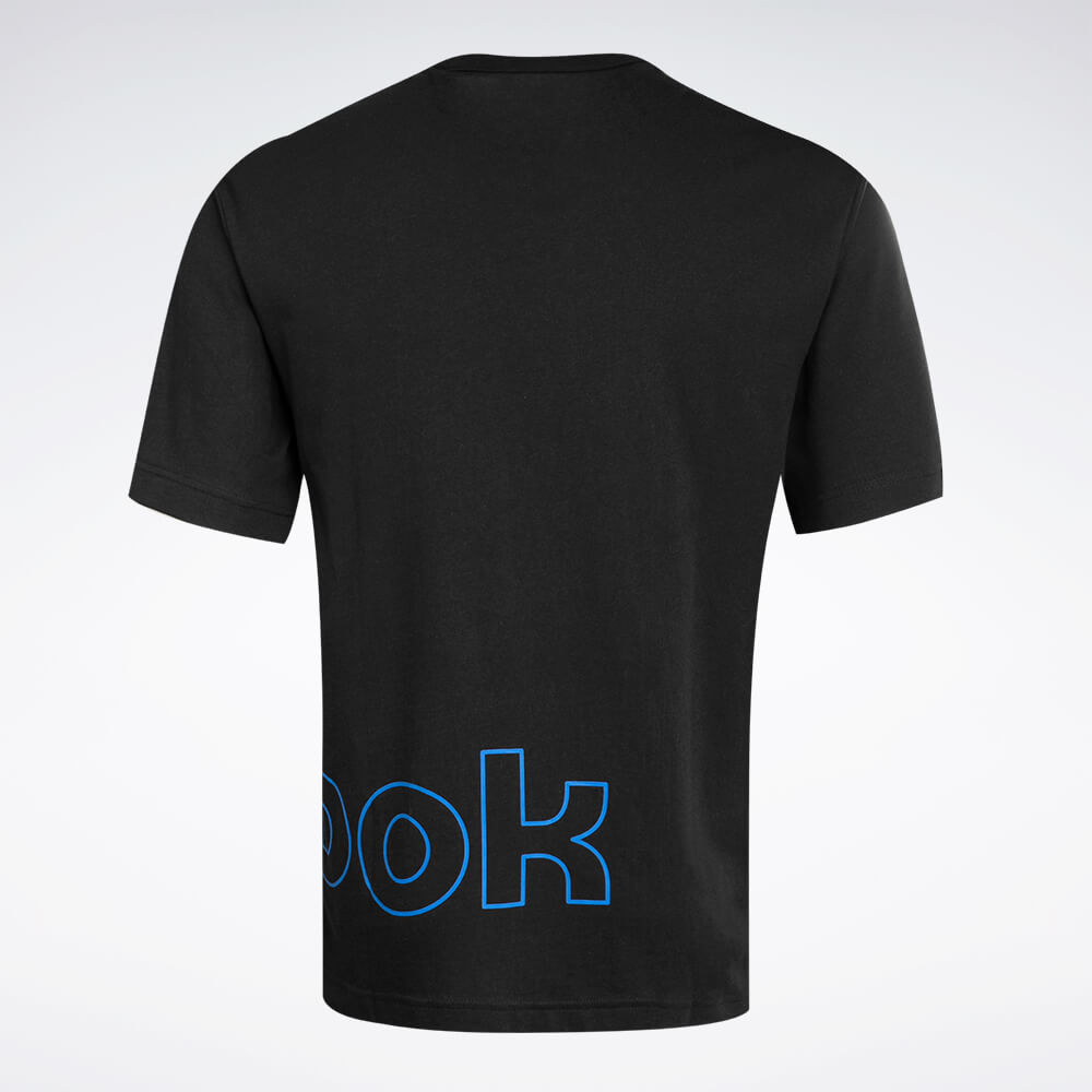 Camiseta Reebok RI Graphic Masculina – preto – foto 2