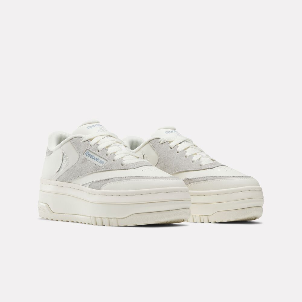 Tênis Reebok Club C Extra Feminino – branco – foto 2