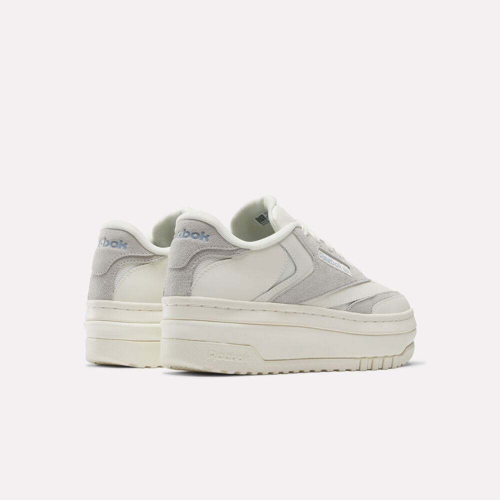 Tênis Reebok Club C Extra Feminino – branco – foto 3