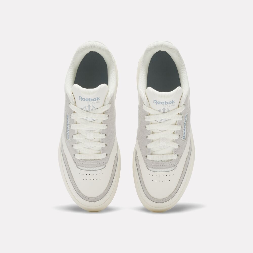 Tênis Reebok Club C Extra Feminino – branco – foto 5