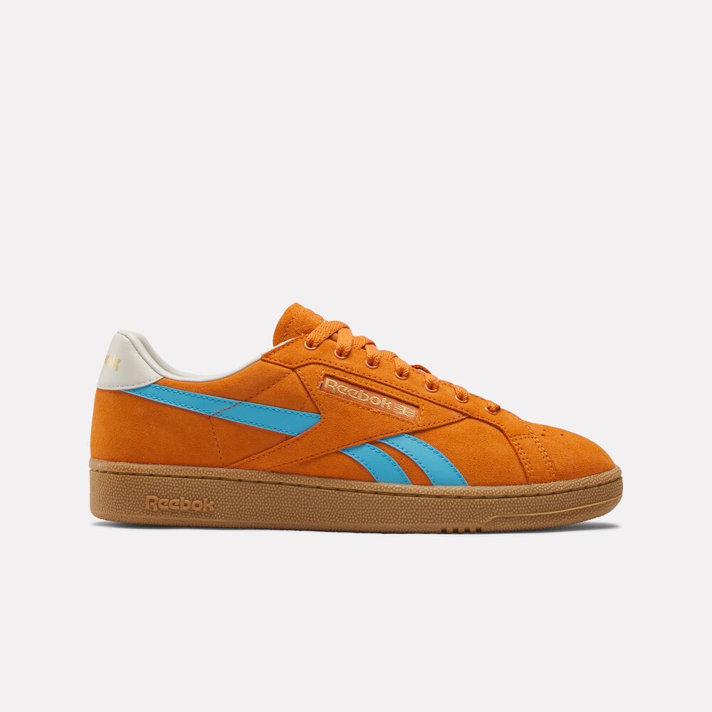 Tênis Reebok Club C Grounds UK Masculino – marrom – foto 1