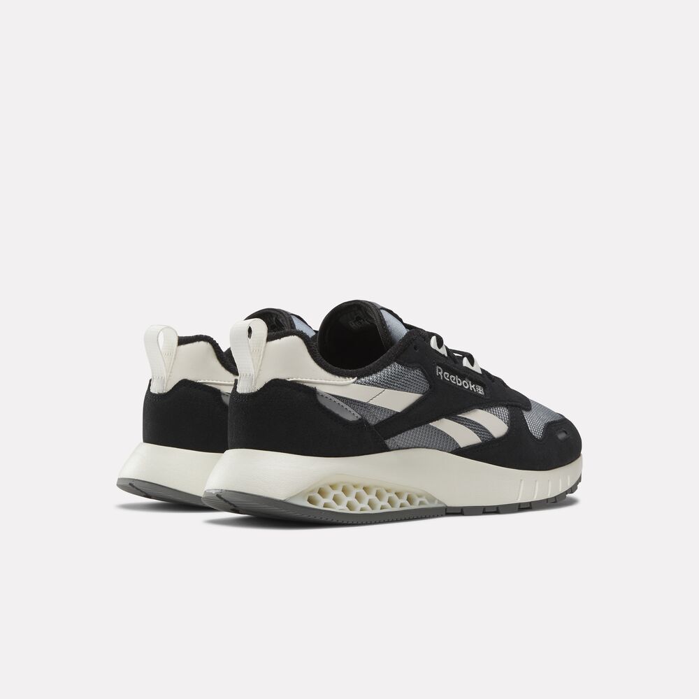 Tênis Reebok Classic Leather Hexalite + Masculino – preto – foto 3