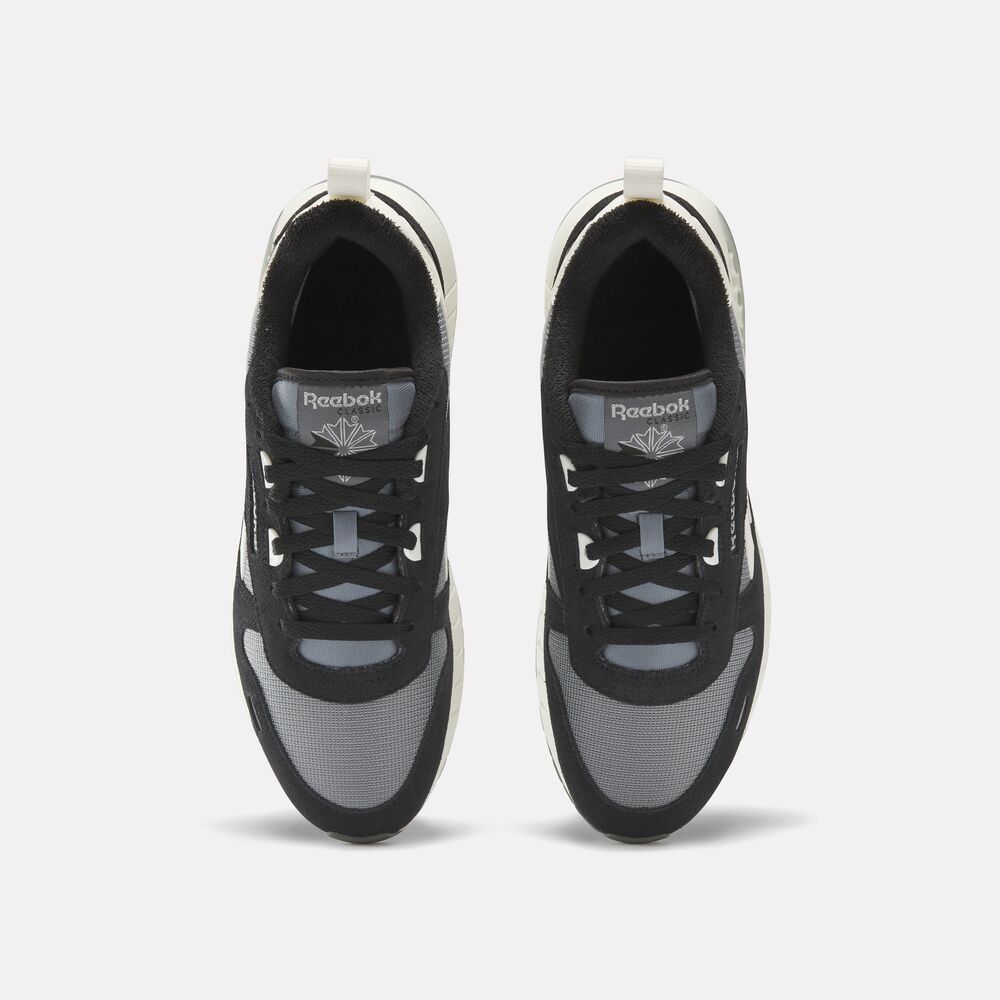 Tênis Reebok Classic Leather Hexalite + Masculino – preto – foto 5